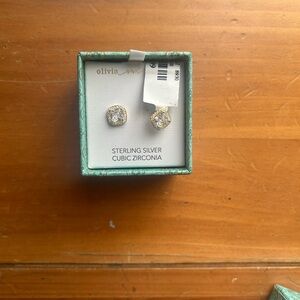 Sterling Silver Cubic Zirconia Earrings